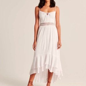 Ruffled Hem Tiered Maxi